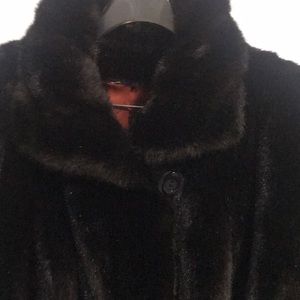 Grandella fun fur mink look size 18 jacket